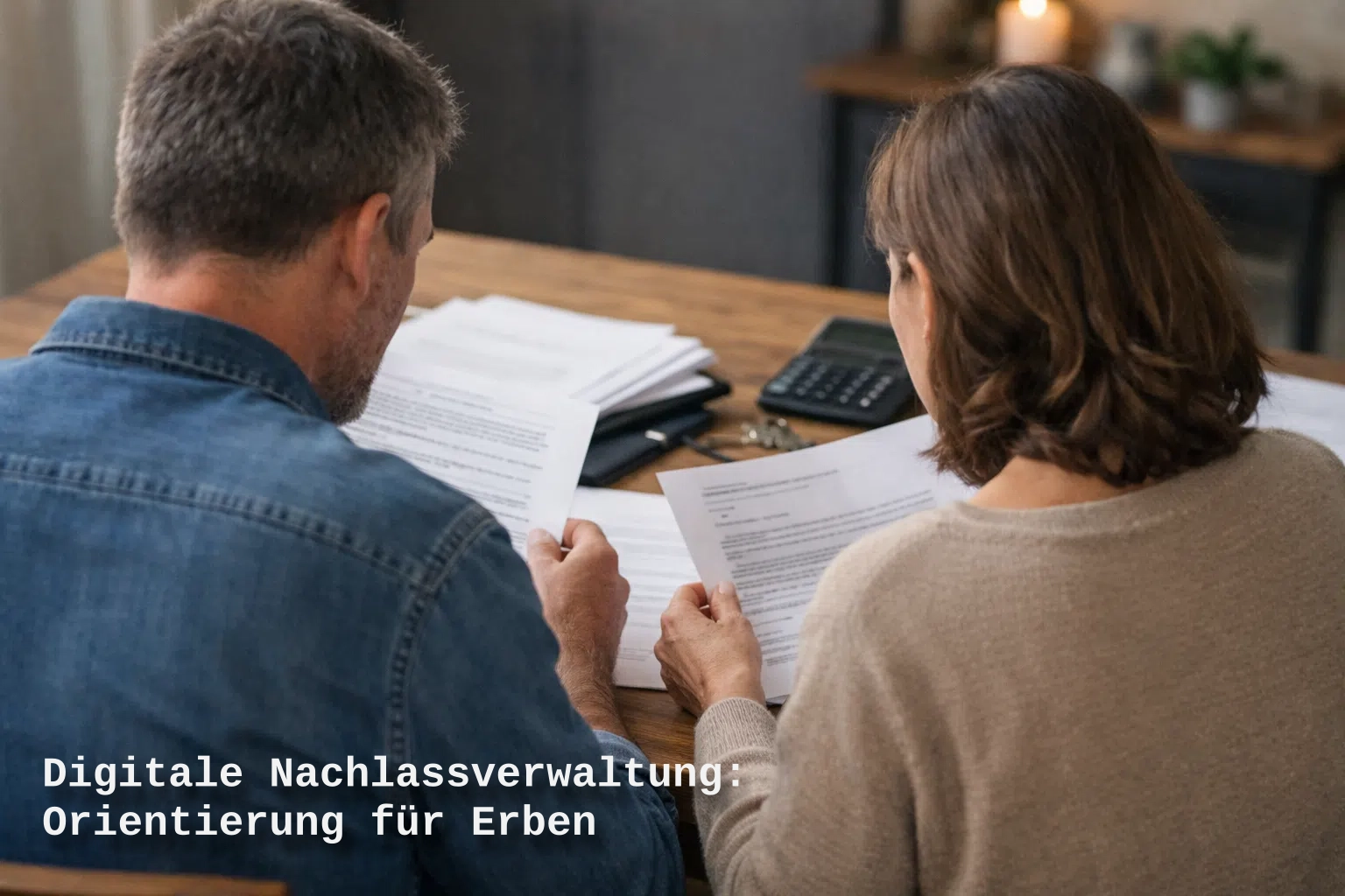 Nachlasswert Ermittlung - Tisch mit Silberbesteck und Küchenutensilien